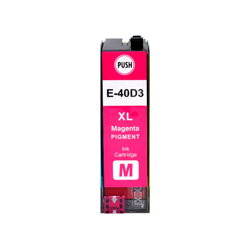 Epson T40D3 Magenta Cartucho de Tinta Pigmentada Generico - Reemplaza C13T40D340/C13T40C340