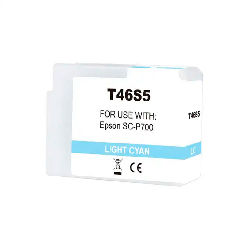 Epson T46S5 Cyan Light Cartucho de Tinta Pigmentada Generico - Reemplaza C13T46S500