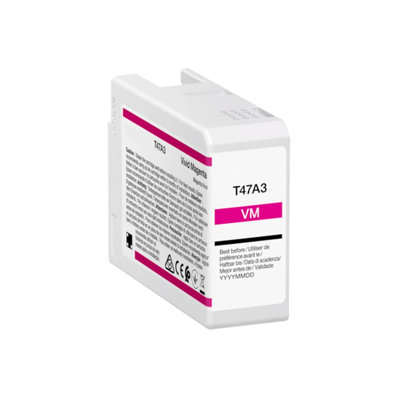 Epson T47A3 Magenta Vivido Cartucho de Tinta Pigmentada Generico - Reemplaza C13T47A300