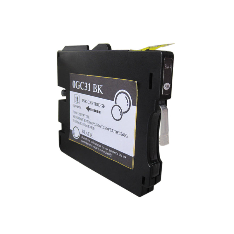 Ricoh GC31K Negro Cartucho de Tinta Pigmentada Generico - Reemplaza 405688/405701