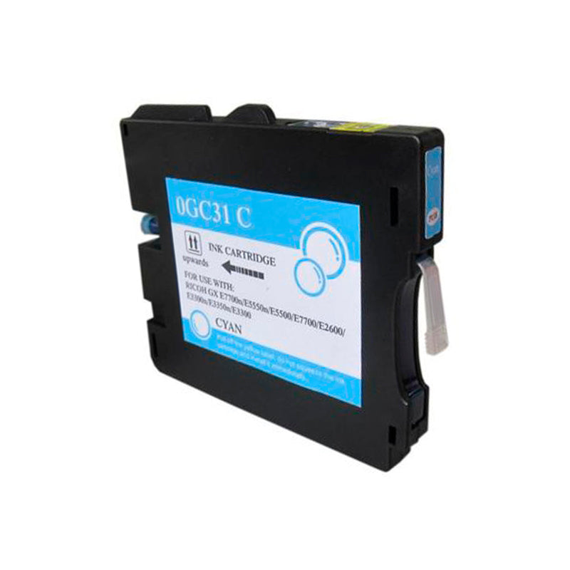 Ricoh GC31C Cyan Cartucho de Tinta de Sublimacion Generico - Reemplaza 405689/405702