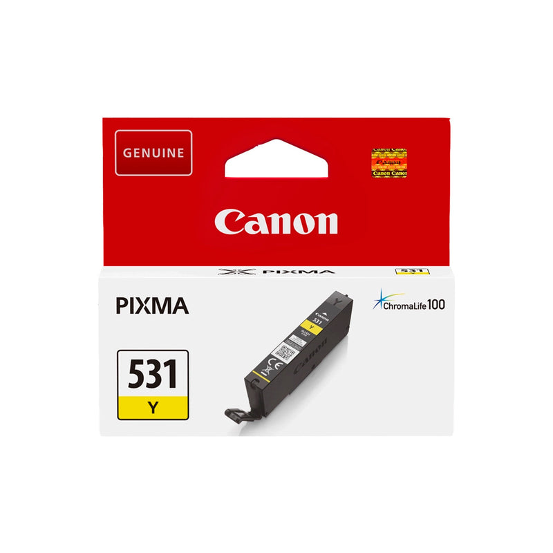 Canon CLI531 Amarillo Cartucho de Tinta Original - 6121C001/CLI531Y