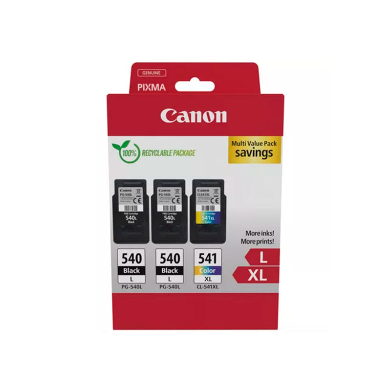 Canon PG-540L/CL-541XL Multipack de 3 Cartuchos de Tinta Originales - 5224B017